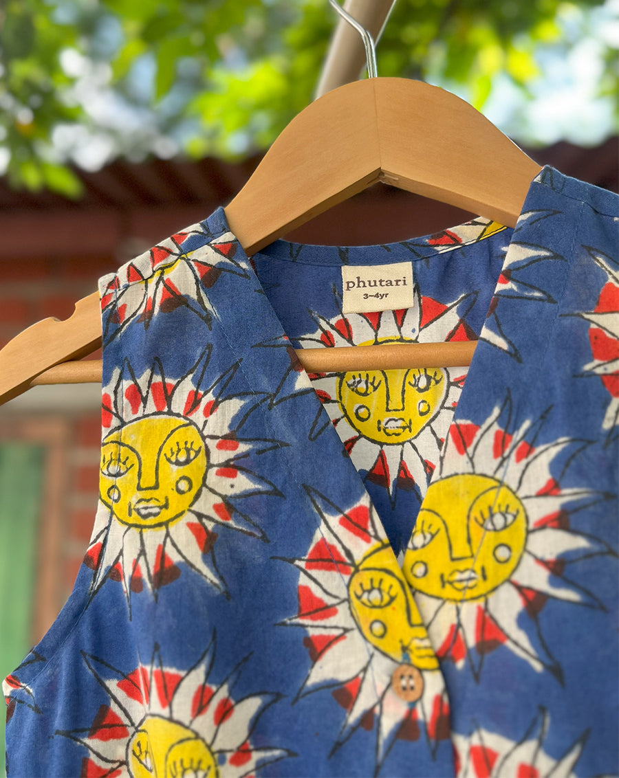 Sunburn Cotton Dress for Girls