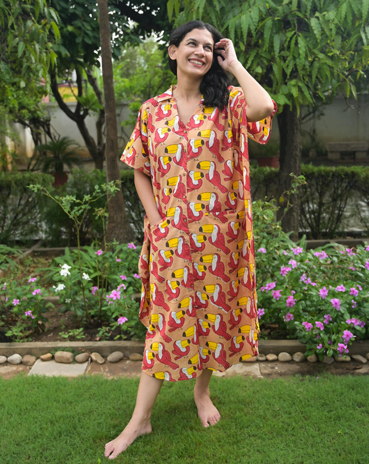 Toucan BeeBee Kaftan Shirt