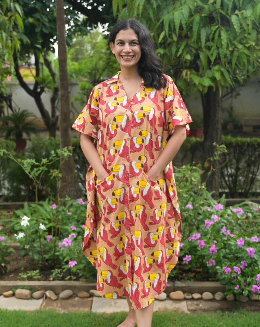 Toucan BeeBee Kaftan Shirt