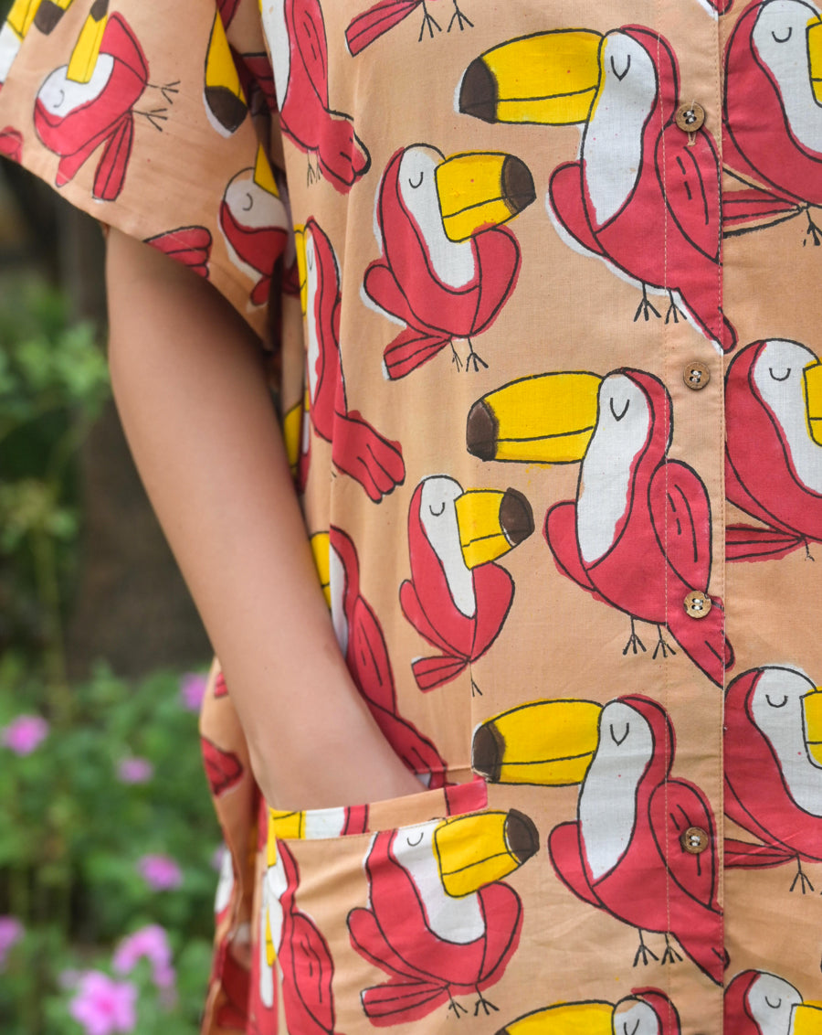 Toucan BeeBee Kaftan Shirt