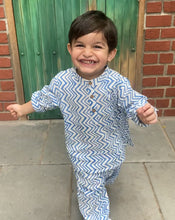 Load image into Gallery viewer, Upar Neeche Cotton Kurta Pyjama Set for Kids -Minor Defect-BKP14 (Available only in 12-18 months)
