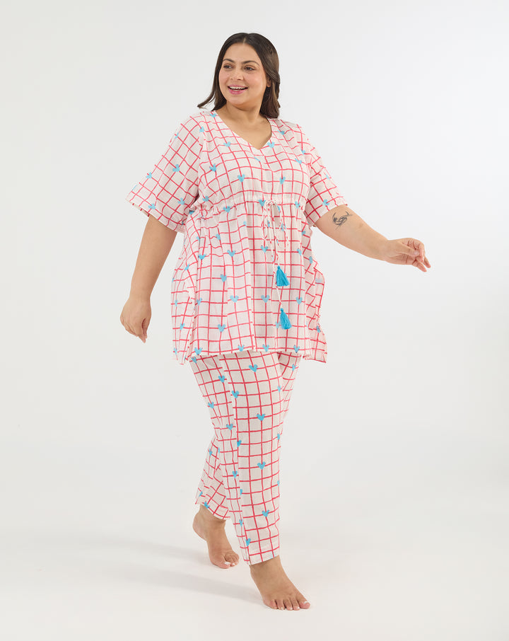 Valentine Chill Jams Cotton Co-ord Set