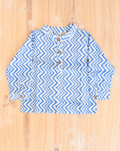 Upar Neeche Cotton Kurta Pyjama Set for Kids-Minor Defect-BKP15 (available only in 6-8yrs)