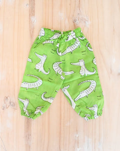 Agar Magar Green Cotton Kurta Pyjama Set for Kids