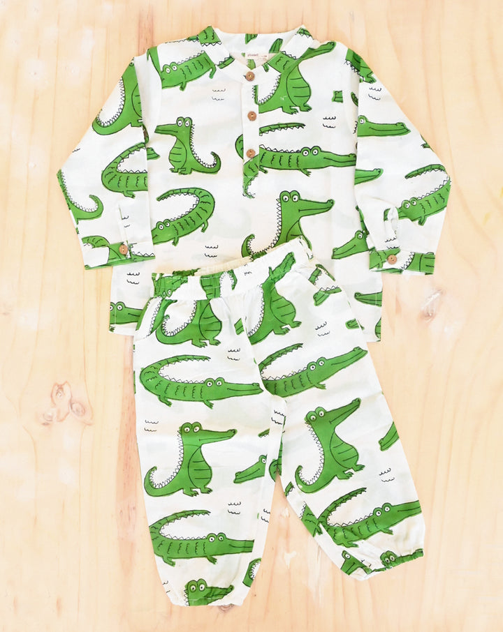 Agar Magar Original Cotton Kurta Pyjama Set for Kids