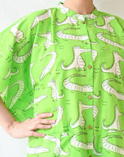 Load image into Gallery viewer, Agar Magar Hand Block Printed Cotton Kaftan Shirt
