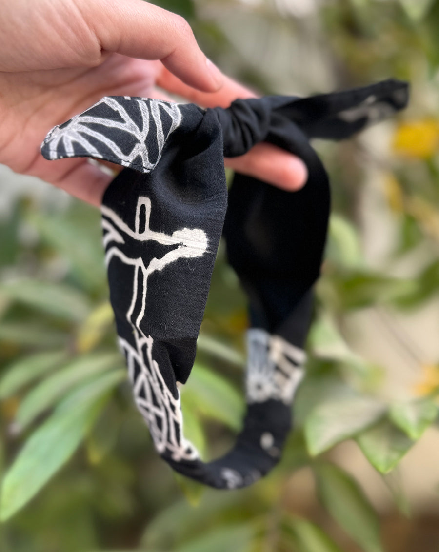 Baggie Handcrafted Cotton Bow Hairband