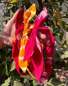 Batik - Set of 3 Handcrafted Cotton Bow Hairbands