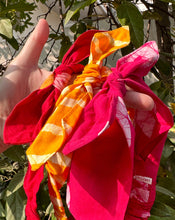 Load image into Gallery viewer, Batik - Set of 3 Handcrafted Cotton Bow Hairbands
