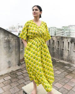 Beet-The-Root Senorita - Soft Cotton Kaftan Dress