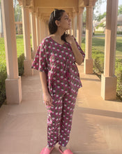 Load image into Gallery viewer, Beet the Root Chill Jams - Soft Cotton Pyjama Set
