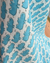 Load image into Gallery viewer, Happy Hippos GOTS Certified Organic Cotton Swaddle
