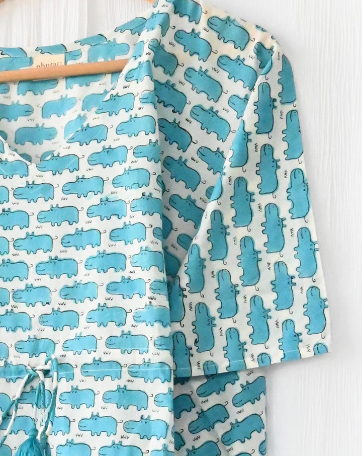 Happy Hippos Original Chill Jams Cotton Co-ord Set