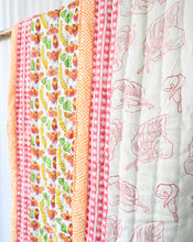 Load image into Gallery viewer, Cat-A-Pillar Reversible Cotton Quilt
