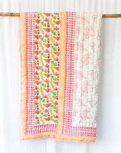 Load image into Gallery viewer, Cat-A-Pillar Reversible Cotton Quilt

