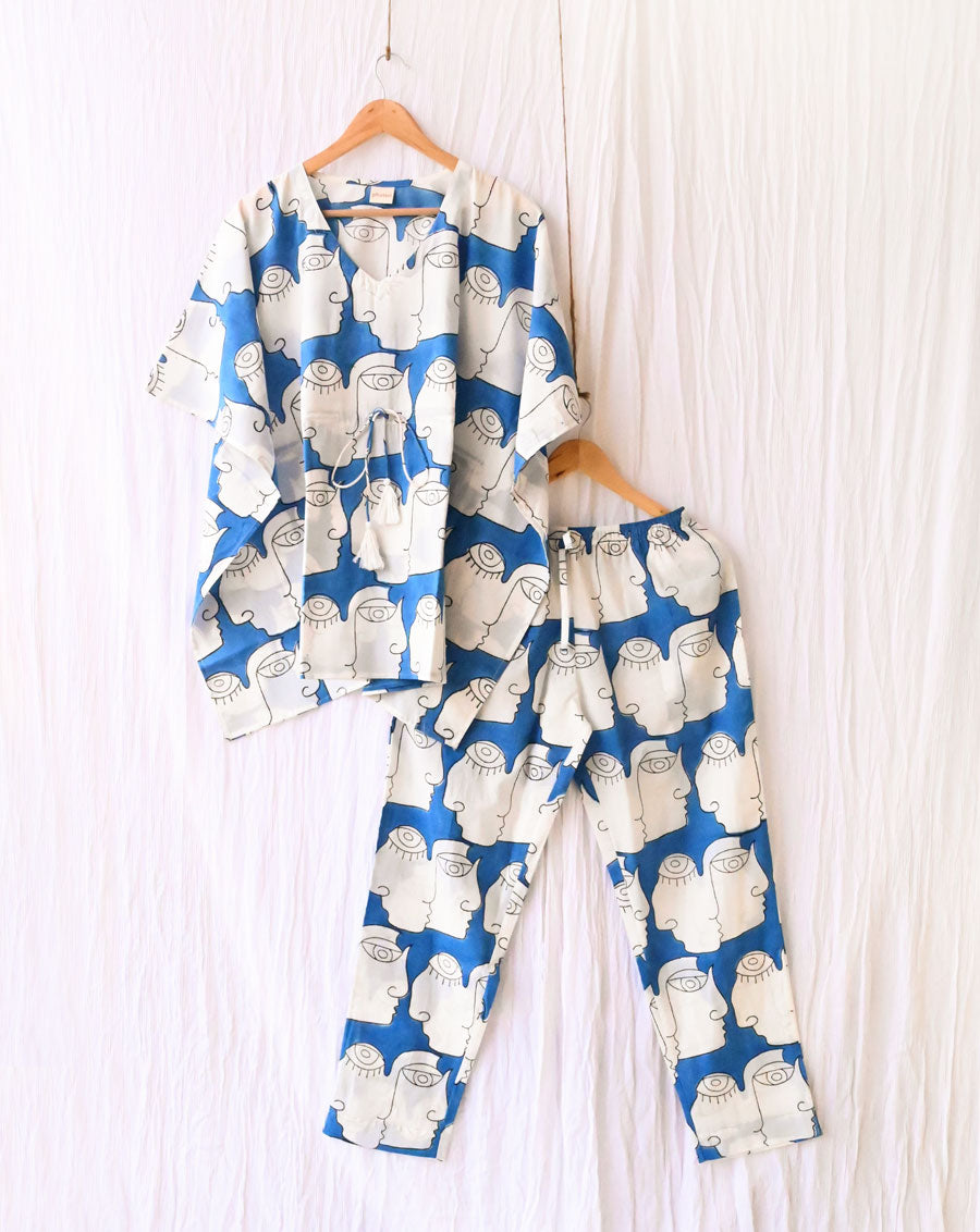 Chehre Chill Jams - Soft Cotton Pyjama Set
