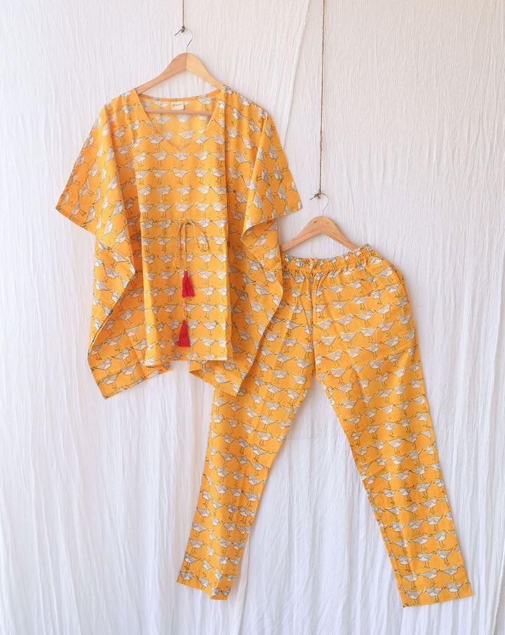 Chirp Chirp Chill Jams - Soft Cotton Pyjama Set