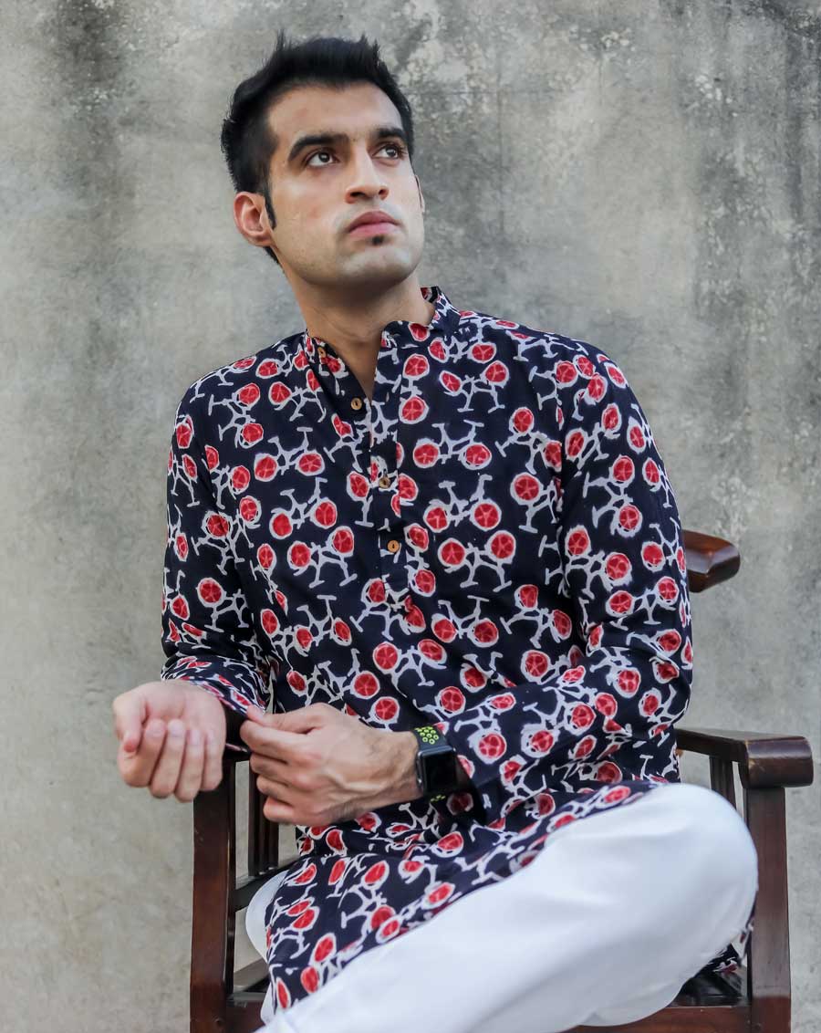 Cycle Cotton Men's Kurta
