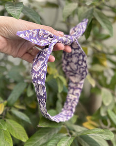 Florals - Set of 2 Handcrafted Cotton Bow Hairbands