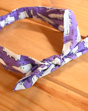 Load image into Gallery viewer, Happy Hippos - Friends Edition | Handcrafted Cotton Bow Hairband
