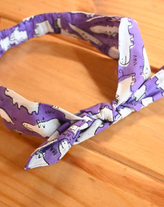 Happy Hippos - Friends Edition | Handcrafted Cotton Bow Hairband