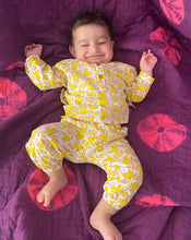 Load image into Gallery viewer, Funky Monkey Cotton Kurta Pyjama Set for Kids
