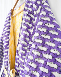 Happy Hippos F.R.I.E.N.D.S. Aatam Sukh - Quilted Winter Jacket