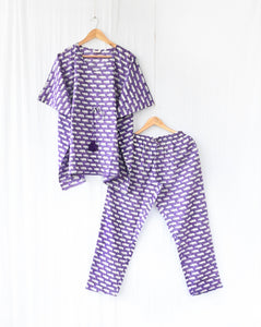Happy Hippos Chill Jams - Soft Cotton Pyjama Set - F.R.I.E.N.D.S Edition - Minor Defect CJ34
