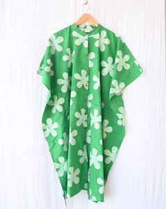 Hara Batik Hand Block Printed Cotton Midi Kaftan Shirt