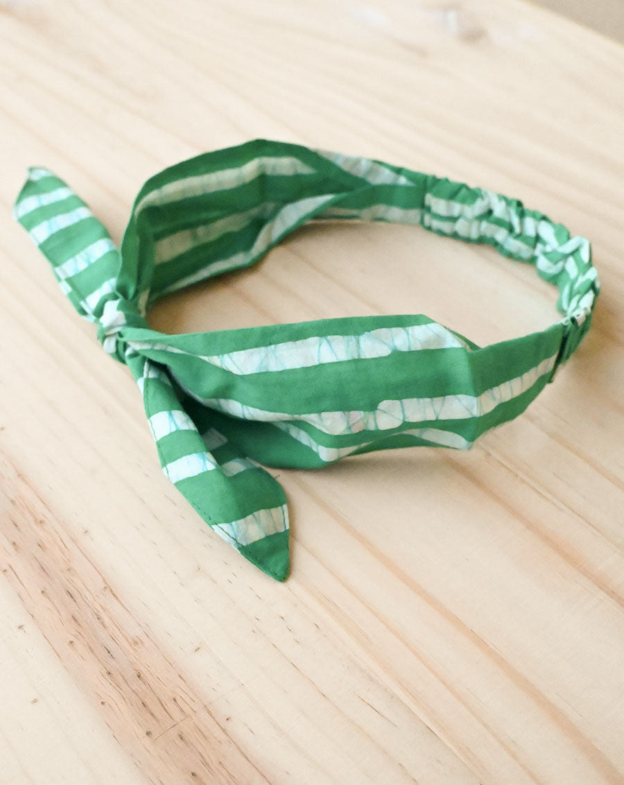 Hari Dhaari Handcrafted Cotton Bow Hairband