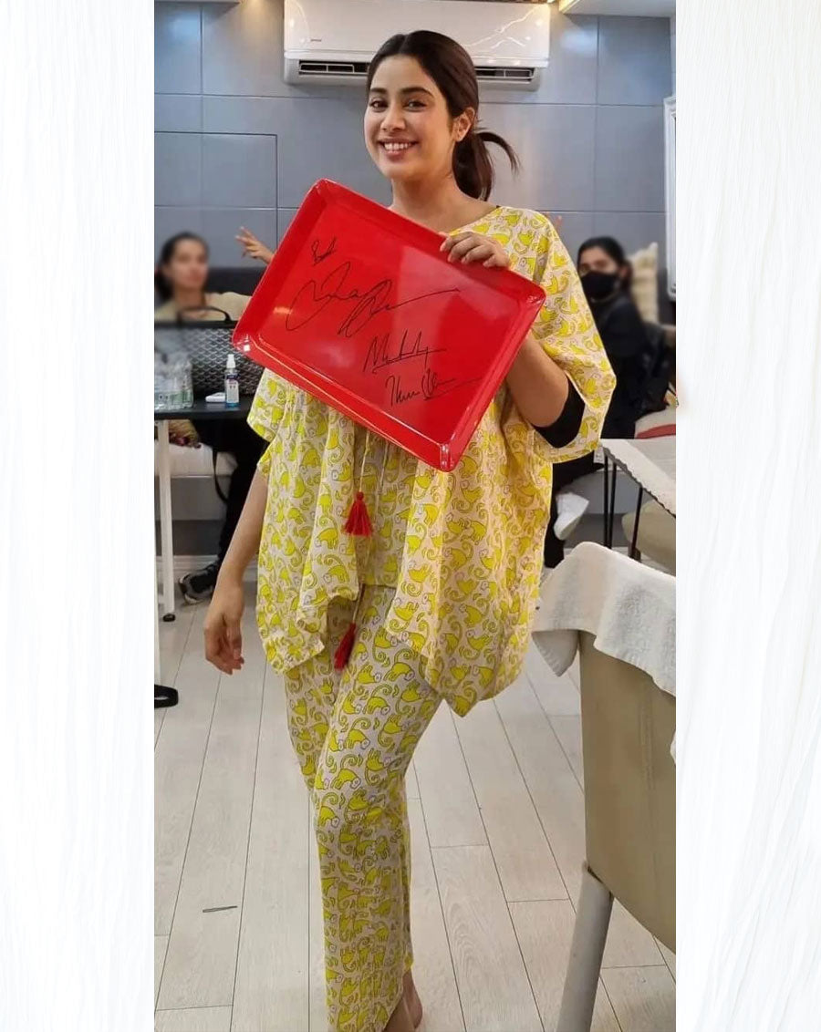 Funky Monkey Cotton Co-ord Set Celeb Look Loungewear by Phutari