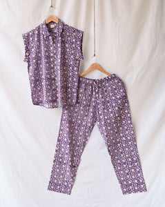 Kamal Chill Jams - Soft Cotton Shirt & Pyjama Set