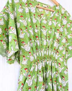 Kuk-Doo-Koo Senorita - Soft Cotton Kaftan Dress
