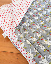 Load image into Gallery viewer, Kuk-Doo-Koo with Polkas Cotton Quilt

