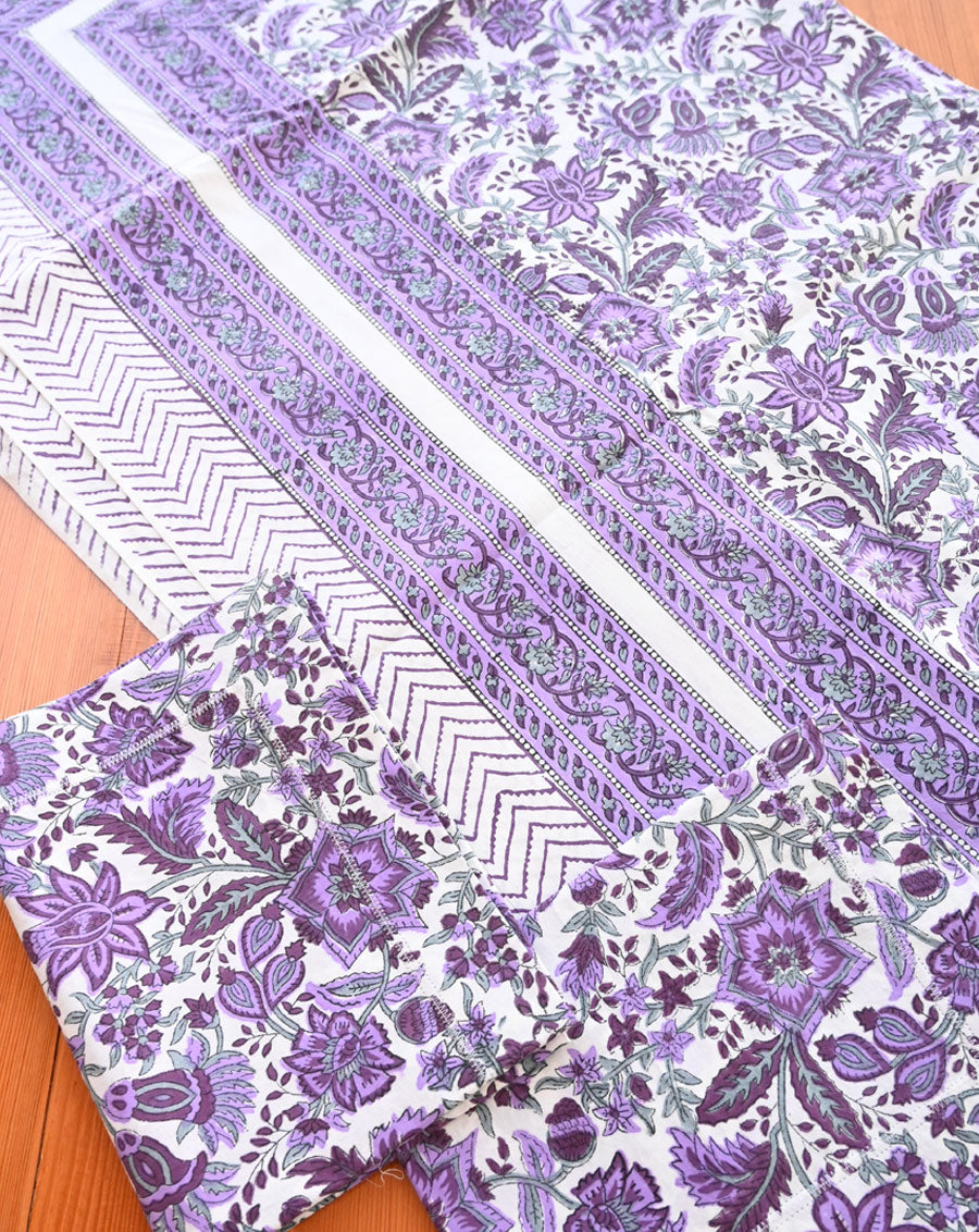 Lavender Cotton Bedsheet