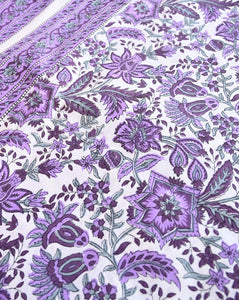 Lavender Cotton Bedsheet