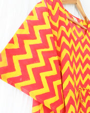 Load image into Gallery viewer, Lolly Pops Hand Block Printed Cotton Midi Kaftan
