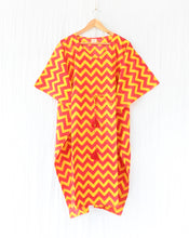 Load image into Gallery viewer, Lolly Pops Hand Block Printed Cotton Midi Kaftan
