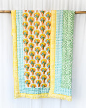 Load image into Gallery viewer, Paradise GOTS Certified Organic Cotton Quilt for Babies/Kids
