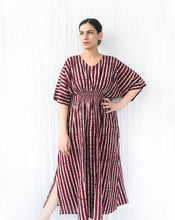 Load image into Gallery viewer, Shahi Dhaari Senorita - Soft Cotton Kaftan Dress
