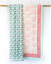 Load image into Gallery viewer, Strawberry GOTS Certified Organic Cotton Quilt for Babies/Kids
