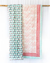 Load image into Gallery viewer, Strawberry Reversible Cotton Quilt
