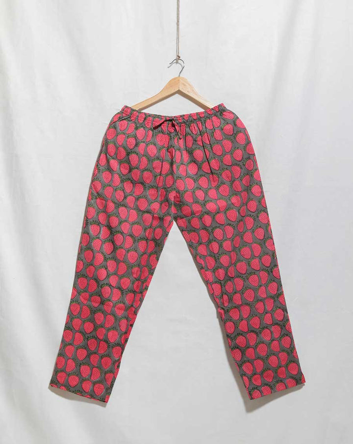 Strawberry Soft Cotton Pyjama - PA1