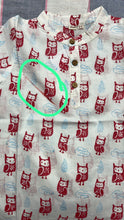 Load image into Gallery viewer, Transistor Owls Cotton Kurta for Kids (3-4 yrs) - Minor Defect BK2
