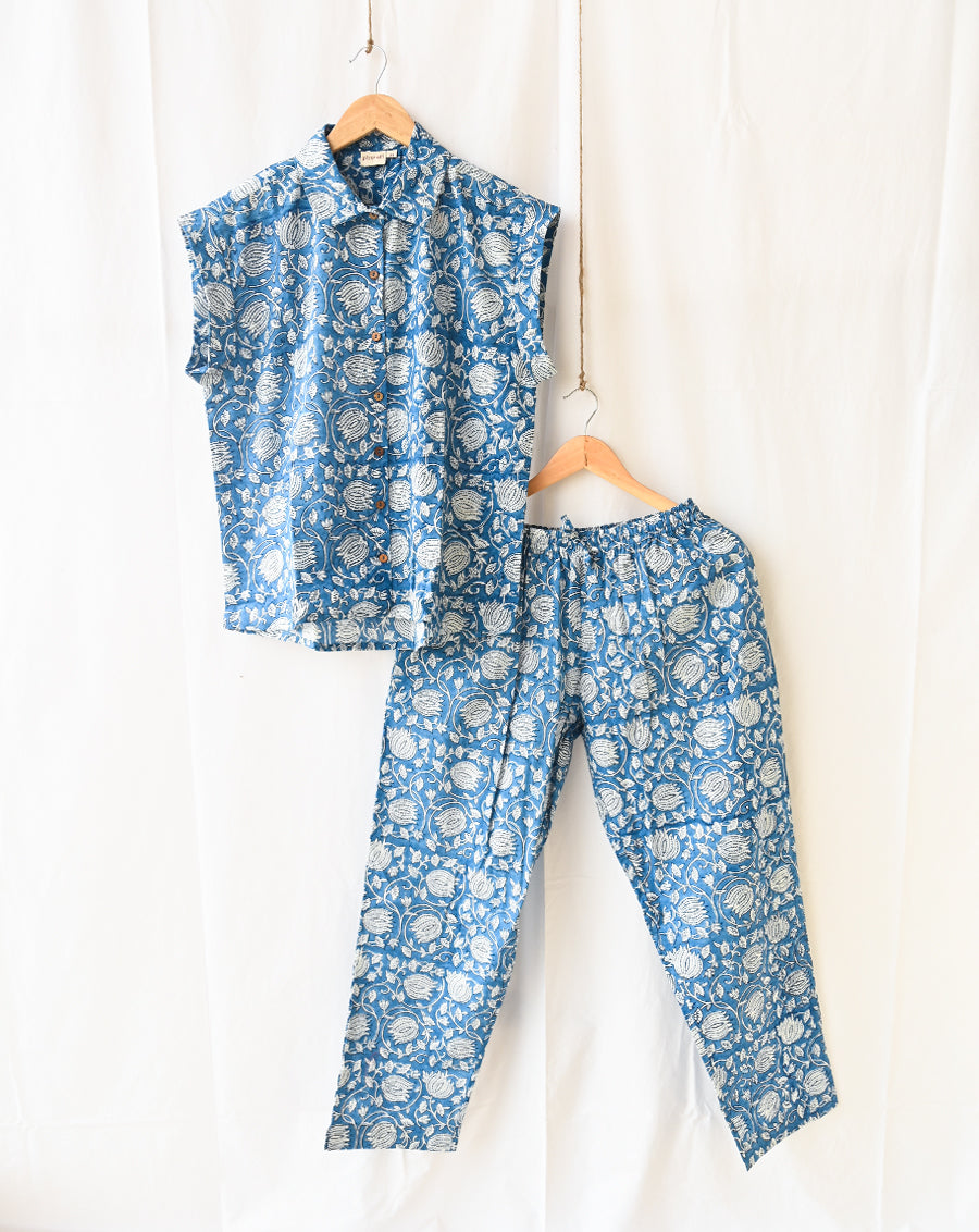 Neel Kamal Chill Jams - Soft Cotton Shirt & Pyjama Set