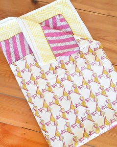 Chirping Birdies Cotton Baby Dohar  (0-3 years)