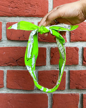 Load image into Gallery viewer, Beet the Root- Agar magar- Set of 2 Handcrafted Cotton Bow Hairbands
