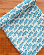 Load image into Gallery viewer, Happy Hippos GOTS Certified Organic Cotton Swaddle
