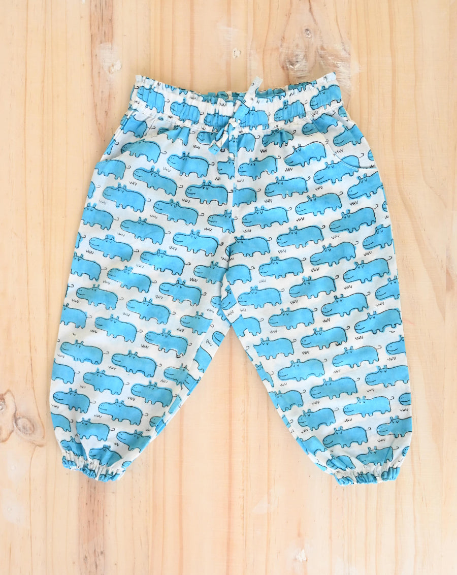 Happy Hippos Original Cotton Pyjama for Kids
