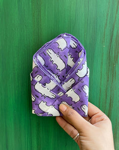 Set of 5 Cotton Mulmul Handkerchief -Crazy Colours Collection